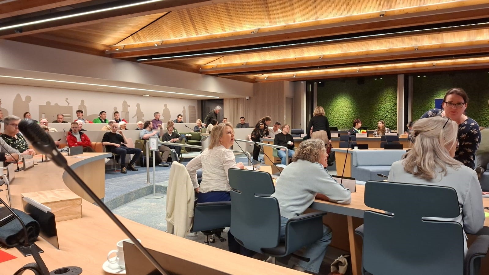 Yvonne Groen bij verkiezingsdebat