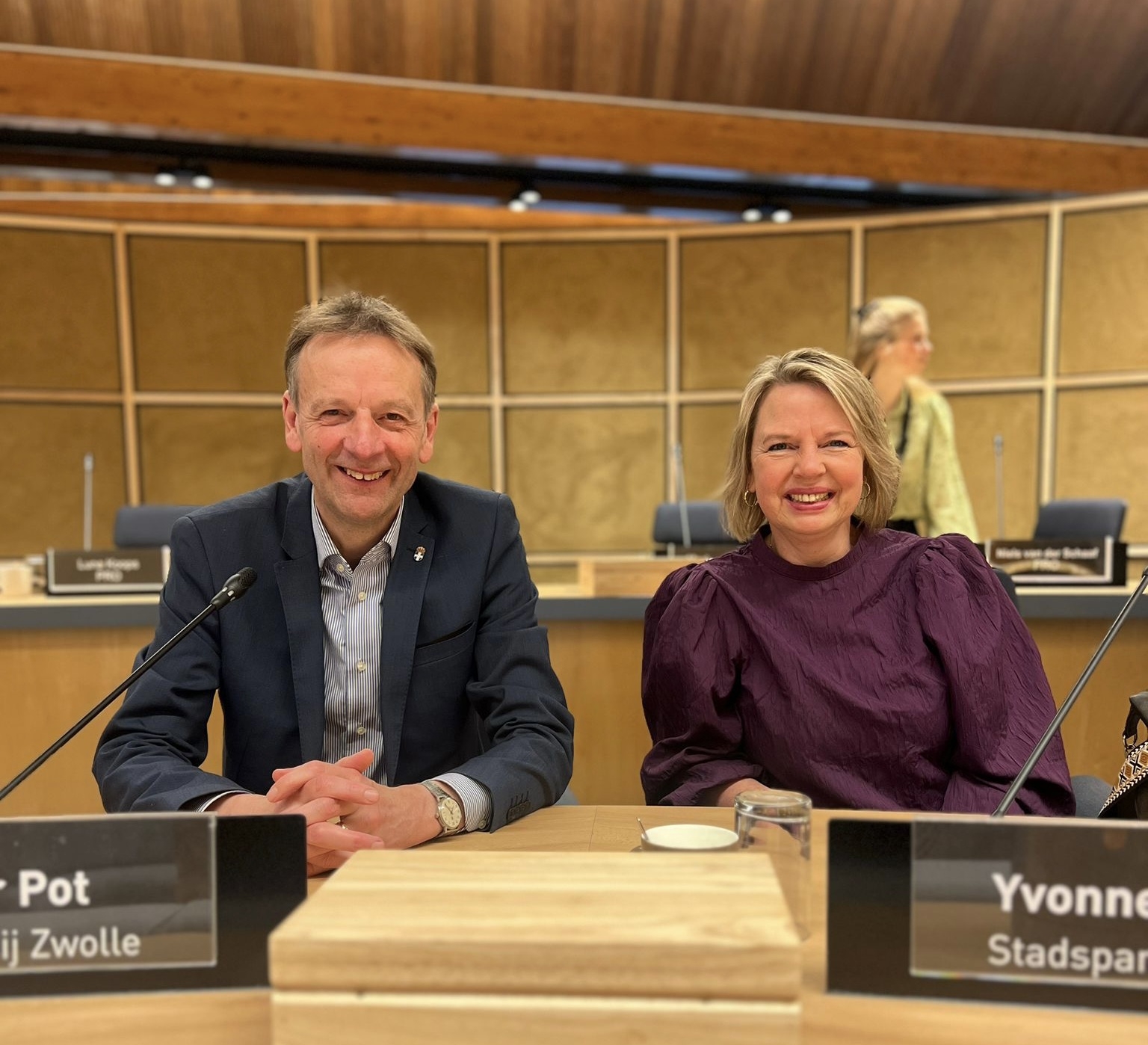 Peter Pot en Yvonne Groen be&euml;digd als raadsleden
